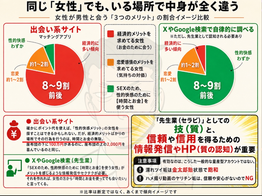 【出会い系サイト・マッチングアプリは今スグやめろ！】ポイント代の無駄！出会えない理由を説明します。